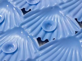 Alfombra baño modelo caracoles 